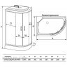Душевая кабина Erlit ER351226L-C4-RUS